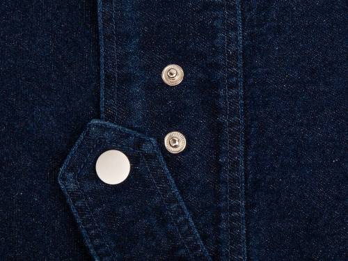 Куртка джинсовая O2, темно-синяя фото 6