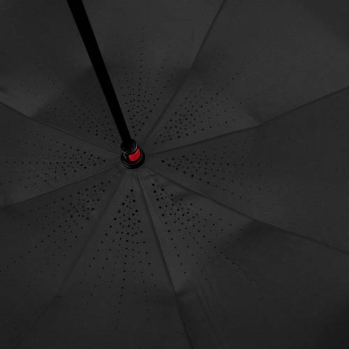 Зонт наоборот Style, трость, черный фото 6