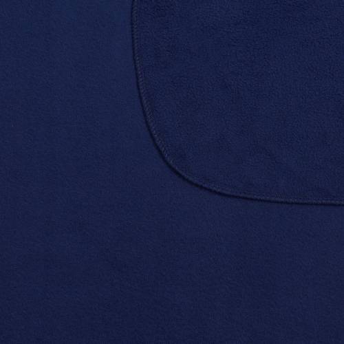 Флисовый плед Warm&Peace, синий фото 4