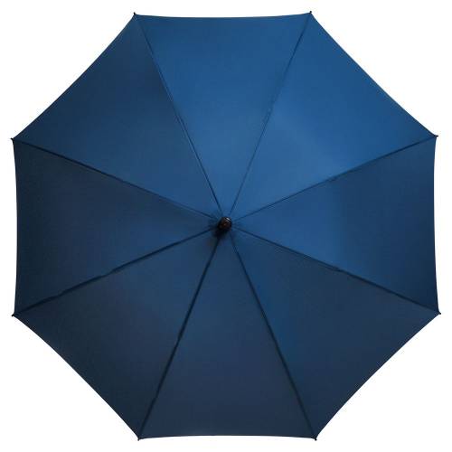 Зонт-трость Magic с проявляющимся цветочным рисунком, темно-синий фото 4