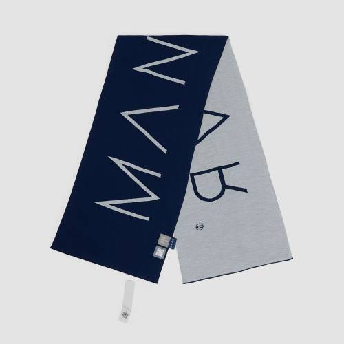 Шарф Bereg, серый с синим фото 12