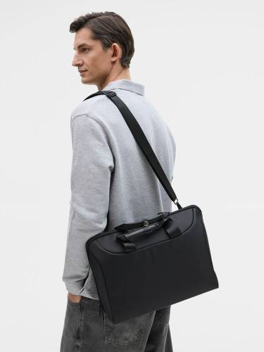 Сумка для ноутбука Storax, черная фото 11 Сумка для ноутбука Storax, черная фото 11