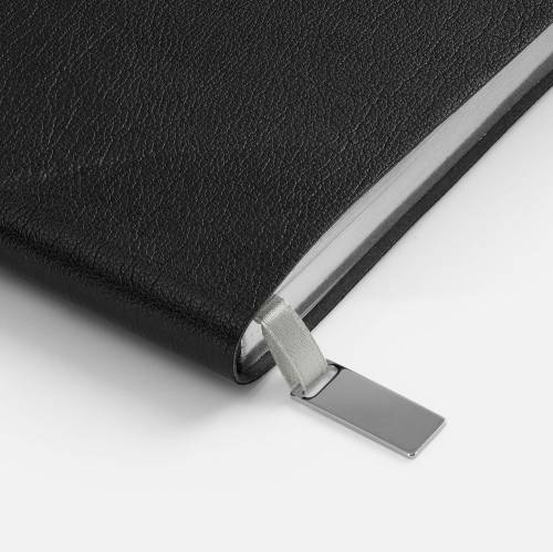 Ежедневник Petrus, недатированный, черный с серебром фото 9 Ежедневник Petrus, недатированный, черный с серебром фото 9