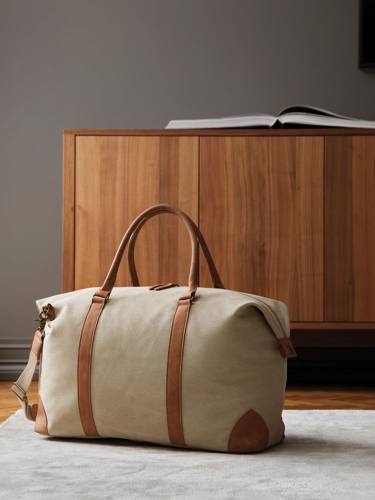 Дорожная сумка Bosler, бежевая фото 4