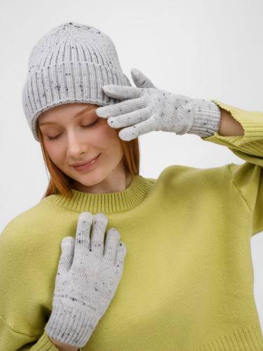 Шапка Spotti, светло-серая фото 7 Шапка Spotti, светло-серая фото 7
