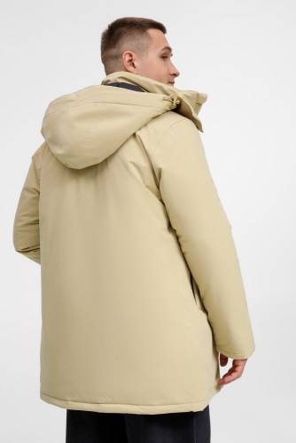 Куртка-парка унисекс Sfera, бежевая фото 16