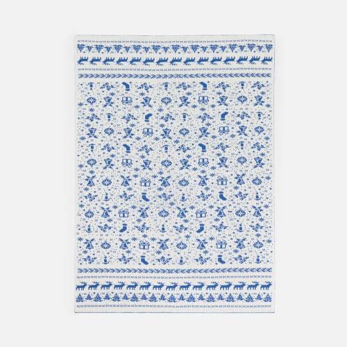 Плед Holidale, синий с молочным фото 6 Плед Holidale, синий с молочным фото 6