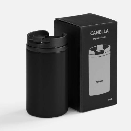 Термостакан Canella, черный фото 6