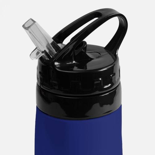 Складная бутылка для воды Langfossen, синяя фото 4