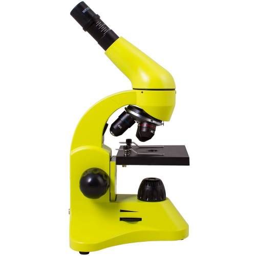 Монокулярный микроскоп Rainbow 50L с набором для опытов, зеленое яблоко фото 4