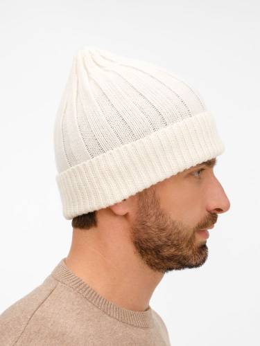 Шапка Bellish, белая (ванильная) фото 6 Шапка Bellish, белая (ванильная) фото 6