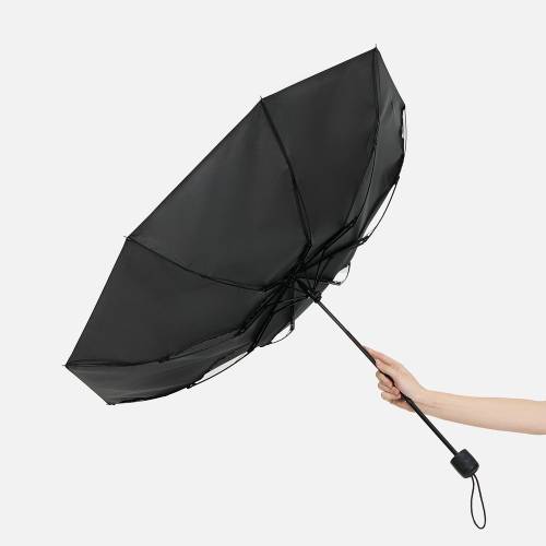 Зонт складной Basic, ver.2, черный фото 9