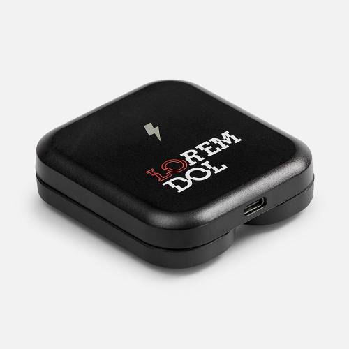 Складная станция беспроводной зарядки Trilogic, черная фото 8