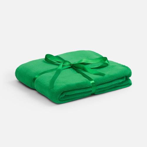 Плед Plush, зеленый фото 2