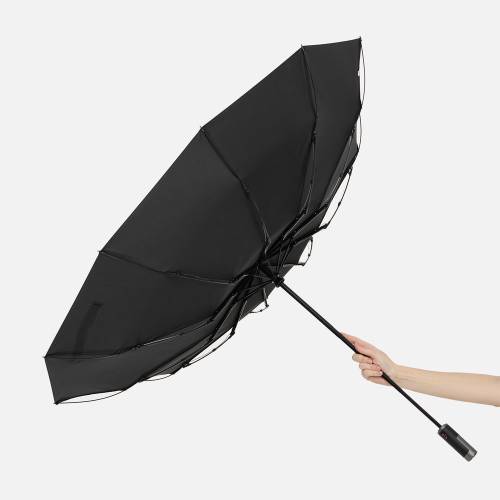 Зонт складной Regenfall, черный фото 10 Зонт складной Regenfall, черный фото 10