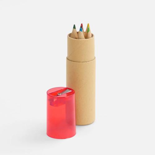 Набор карандашей Pencilvania Office с точилкой, красный фото 2