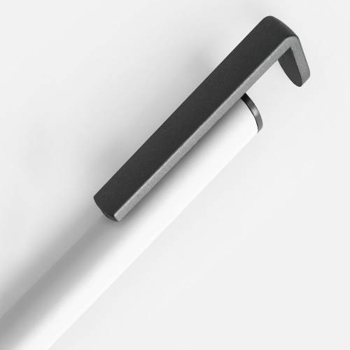 Ручка шариковая Standic с подставкой для телефона, белая фото 4