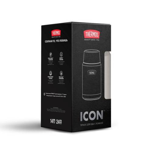 Термос для еды Icon 710, стальной фото 11