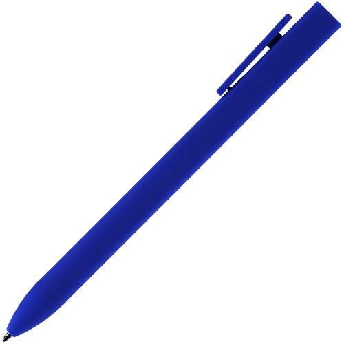 Ручка шариковая Swiper SQ Soft Touch, синяя фото 4