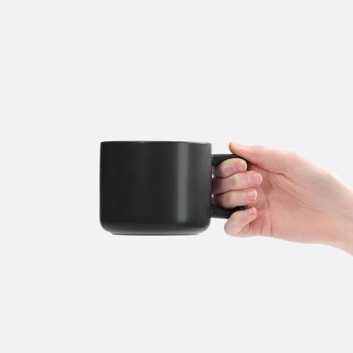 Чашка Jumbo в коробке матовая, черная фото 4 Чашка Jumbo в коробке матовая, черная фото 4