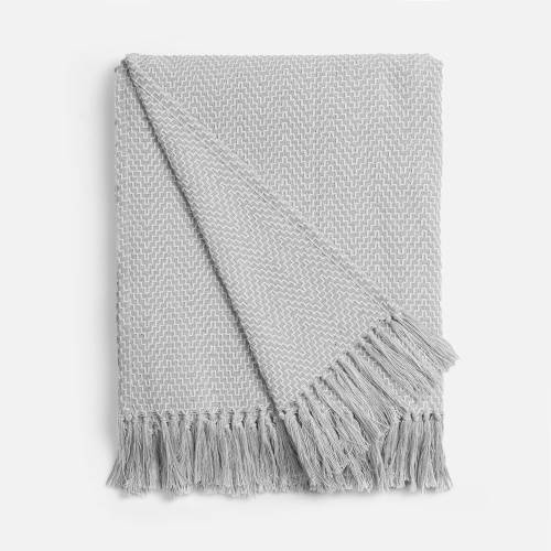 Плед Saltoro, светло-серый фото 4