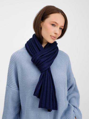 Шарф Metelitsa, темно-синий (сапфир) фото 6 Шарф Metelitsa, темно-синий (сапфир) фото 6