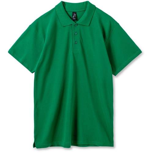 Рубашка поло мужская Summer 170, ярко-зеленая фото 2
