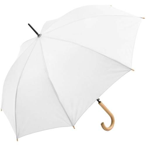 Зонт-трость OkoBrella, белый фото 2