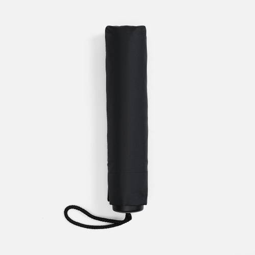 Зонт складной Light, черный фото 5