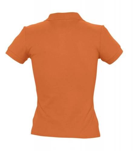 Рубашка поло женская People 210, оранжевая фото 3