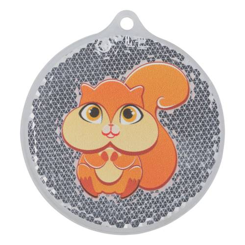 Пешеходный светоотражатель «Круг», синий фото 7