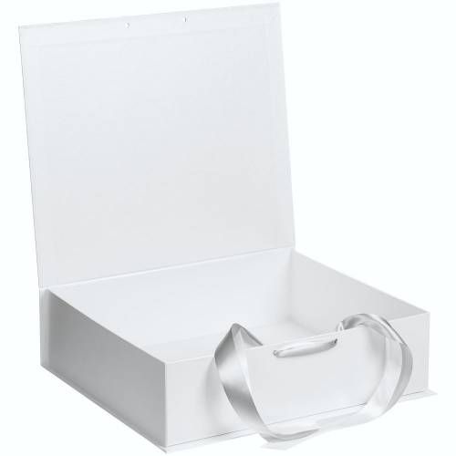 Коробка на лентах Tie Up, белая фото 3