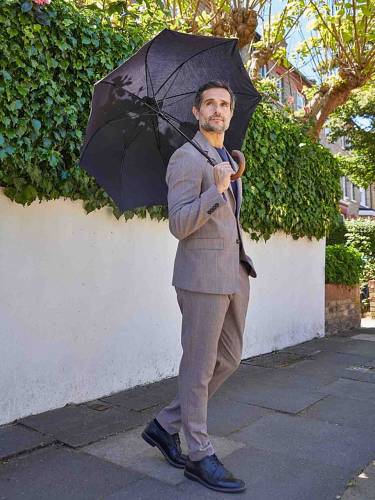 Зонт-трость Mayfair, черный фото 5