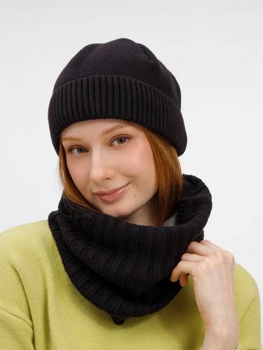 Шапка ComFleece, черная фото 7