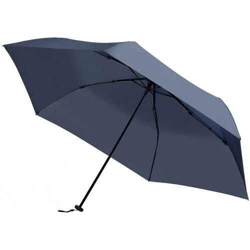 Зонт складной Luft Trek, темно-синий фото 3