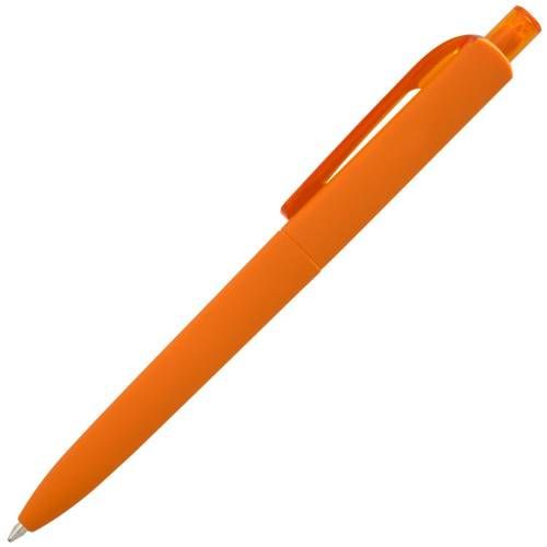 Ручка шариковая Prodir DS8 PRR-Т Soft Touch, оранжевая фото 4