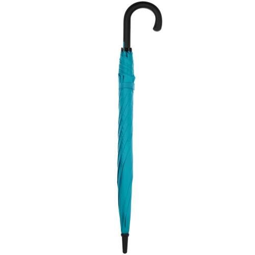 Зонт-трость Undercolor с цветными спицами, бирюзовый фото 5