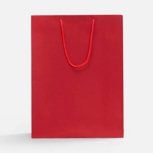 Пакет бумажный Porta XL, красный фото 3