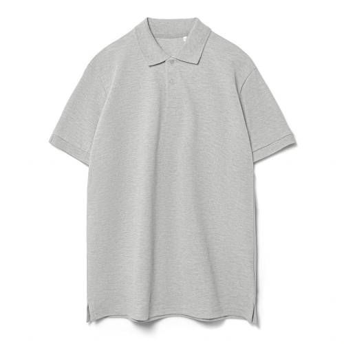 Рубашка поло мужская Virma Premium, серый меланж фото 2