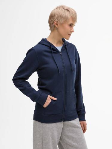 Толстовка унисекс Stone, темно-синяя фото 10 Толстовка унисекс Stone, темно-синяя фото 10