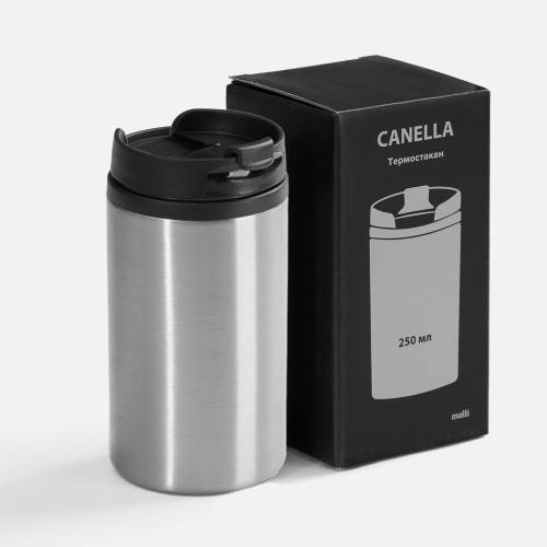 Термостакан Canella, серебристый фото 6