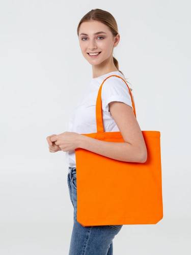Холщовая сумка Avoska, оранжевая фото 5