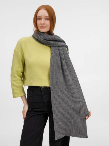 Шарф Laconi, темно-серый меланж фото 6