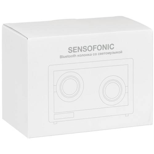 Bluetooth-колонка со светомузыкой Sensofonic, черная фото 12