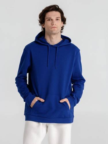 Толстовка с капюшоном унисекс Hoodie, ярко-синяя фото 12