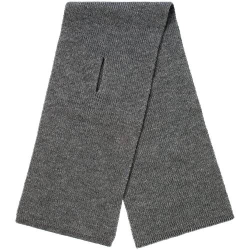 Шарф Bernard, серый меланж фото 4