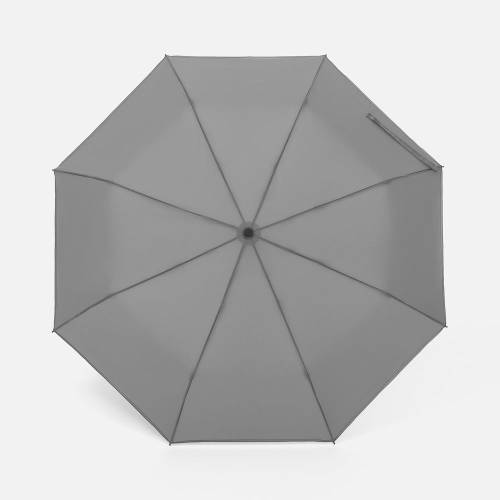 Зонт складной Tyre, серый фото 3
