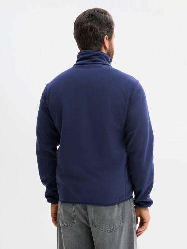 Куртка флисовая унисекс Ben Mac, темно-синяя фото 8