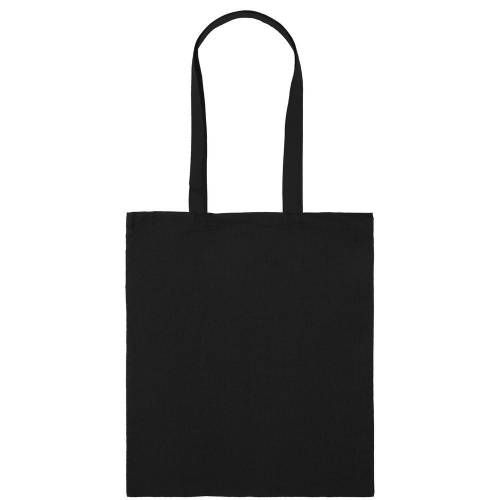 Холщовая сумка Basic 105, черная фото 4