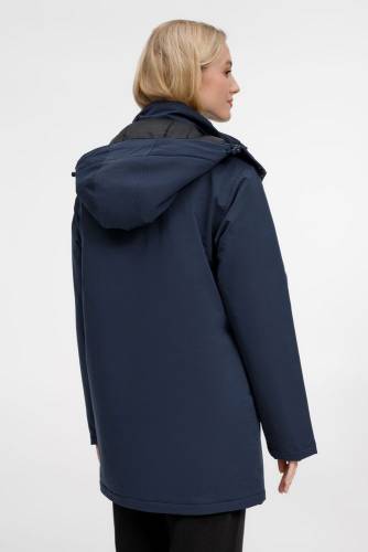 Куртка-парка унисекс Sfera, темно-синяя фото 19